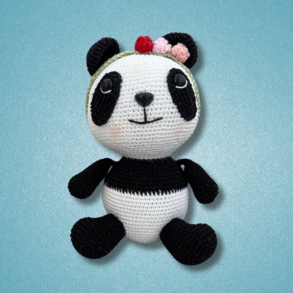 Panda em Crochê